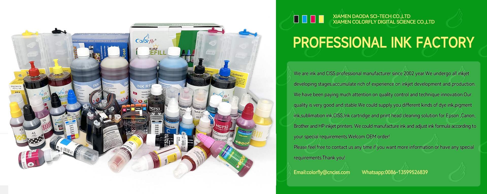 Ink manufacturer